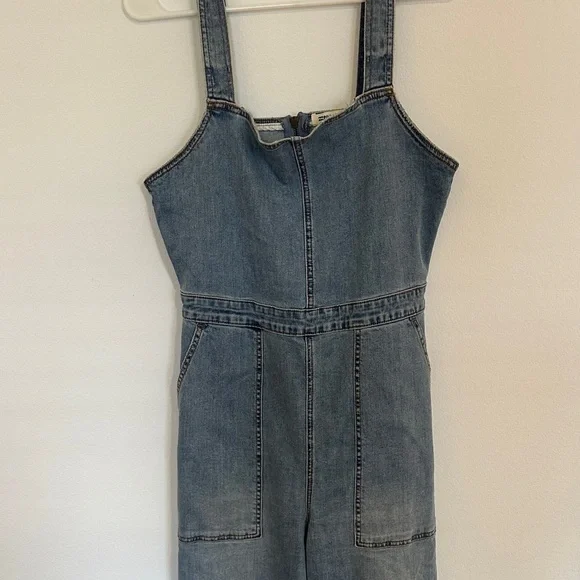 Billabong Blue Denim Jumpsuit - Picture 4 of 8